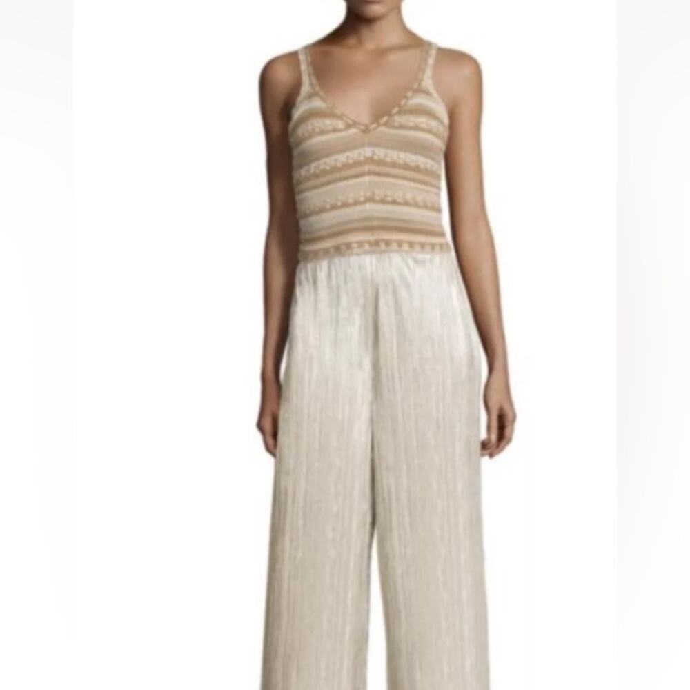 ALICE + OLIVIA Boho Crochet Knit Top - Size L - Picture 14 of 14